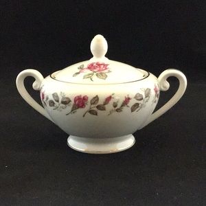Moss Rose Diamond China sugar bowl